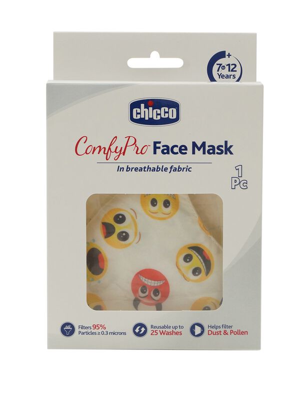 Face Mask (7-12Yrs) (1pcs) Emoji image number null